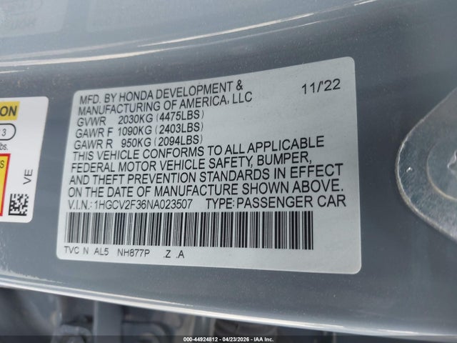 Honda Accord Sport 2.0t