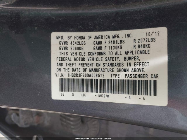 Honda Accord Ex-l V-6