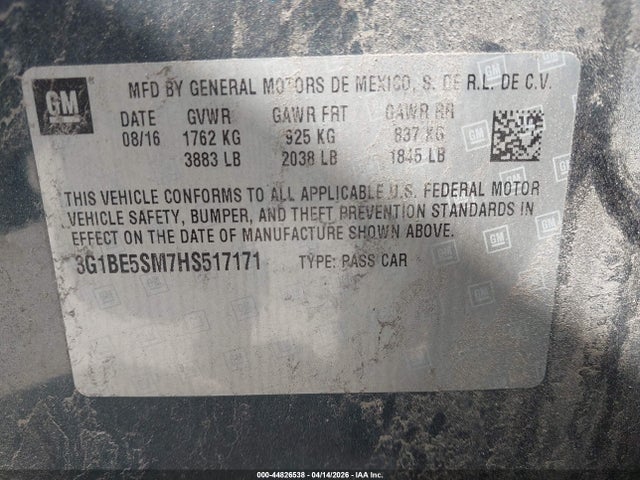 Chevrolet Cruze Lt Auto