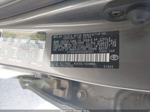 Toyota Camry Le