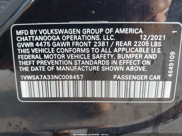 Volkswagen Passat 2.0t Se