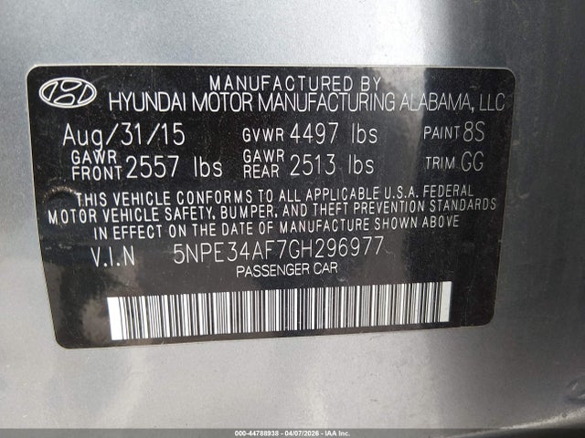 Hyundai SONATA Limited