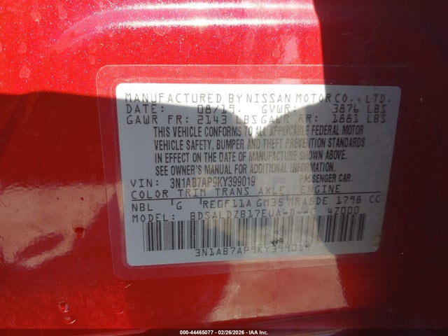 Nissan Sentra Sv