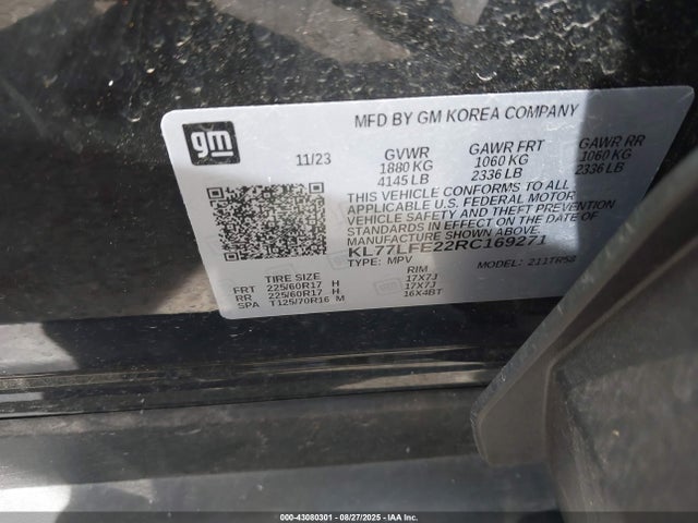 Chevrolet Trax Fwd Sp