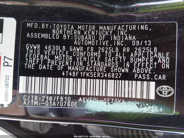Toyota Camry Xle