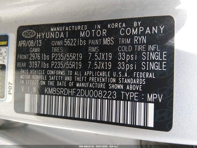 Hyundai SANTA FE Limited
