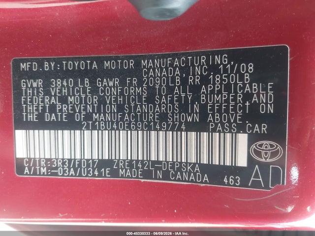 Toyota Corolla S