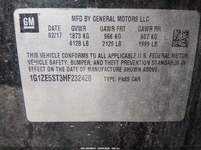 Chevrolet Malibu 1lt