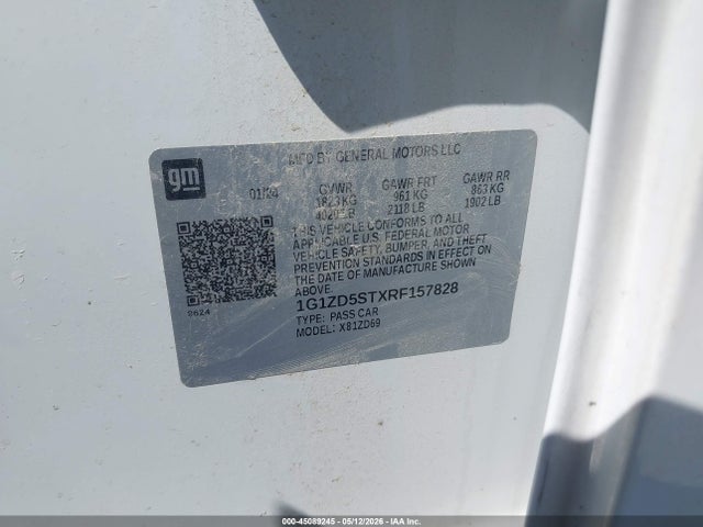 Chevrolet Malibu Fwd 1lt