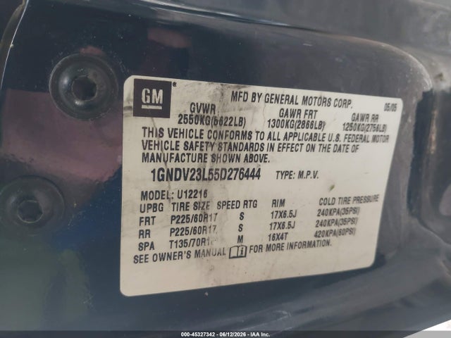 Chevrolet Uplander Ls