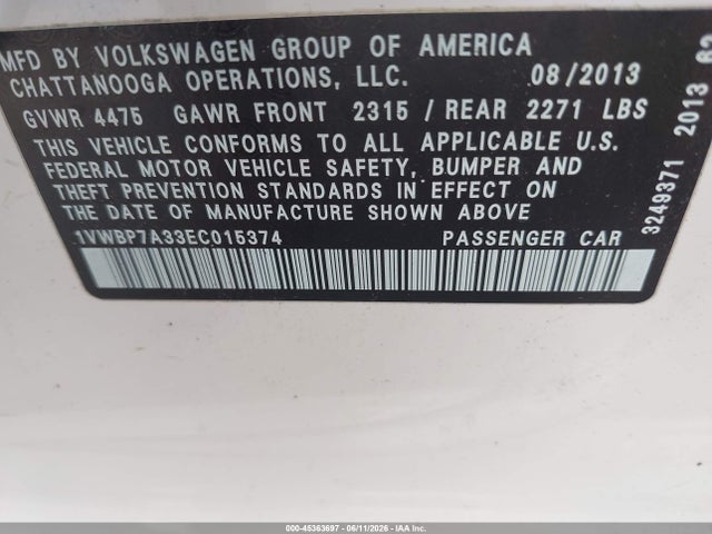 Volkswagen Passat 2.5l Se