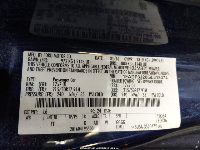 Ford Focus Titanium