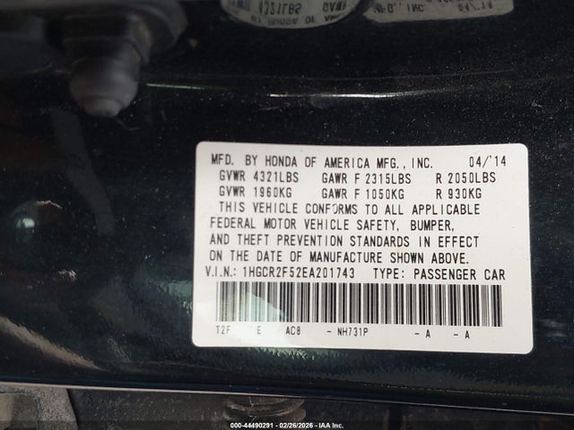 Honda Accord Sport