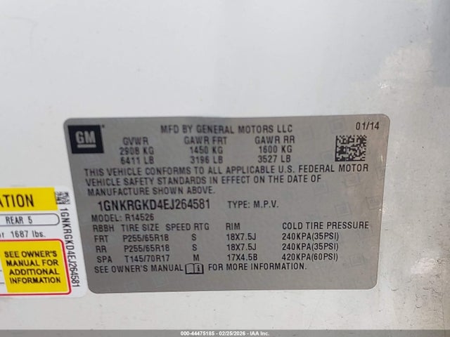 Chevrolet Traverse 1lt
