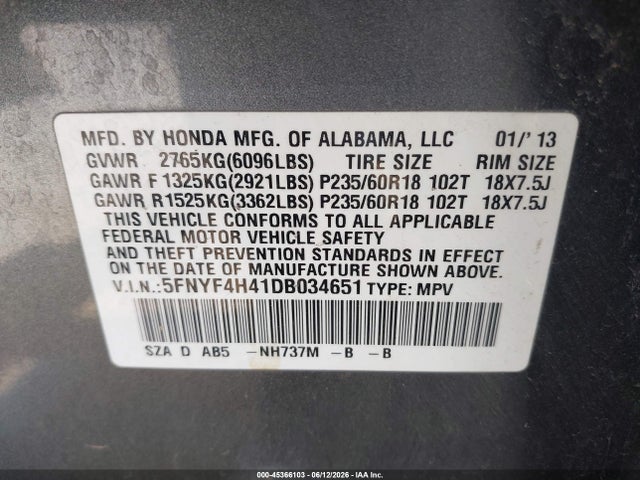 Honda Pilot Ex