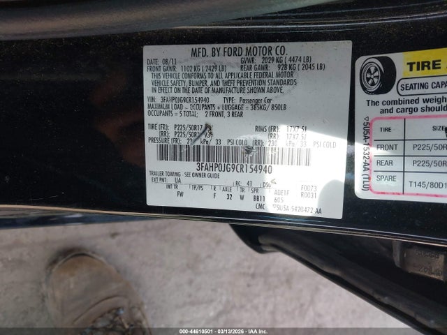 Ford Fusion Sel
