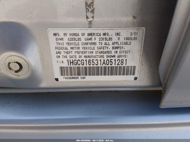 Honda Accord 3.0 Ex