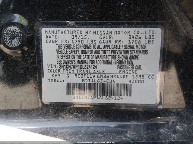 Nissan Versa 1.6 Sl