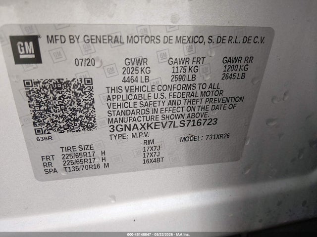 Chevrolet Equinox Fwd Lt 1.5l Turbo
