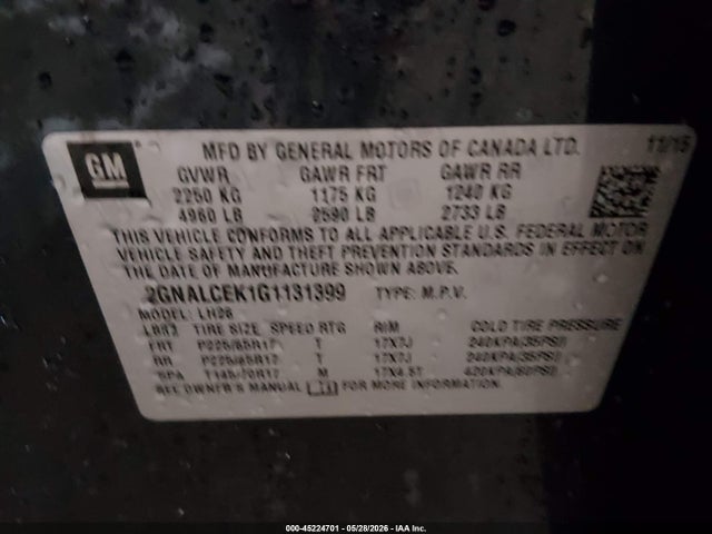 Chevrolet Equinox Lt