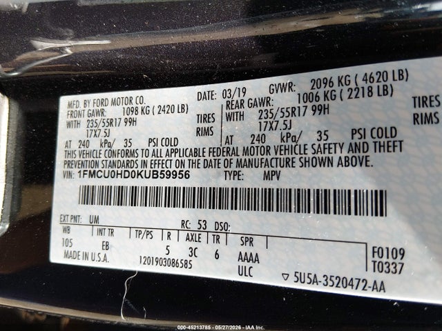 Ford Escape Sel