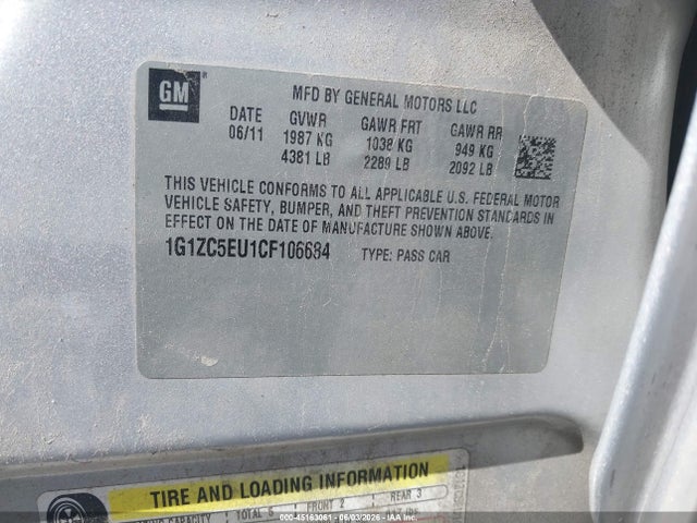 Chevrolet Malibu 1lt