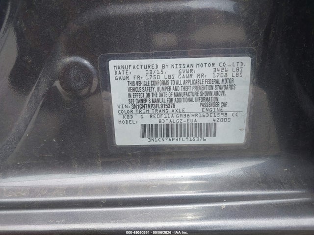 Nissan Versa 1.6 Sl