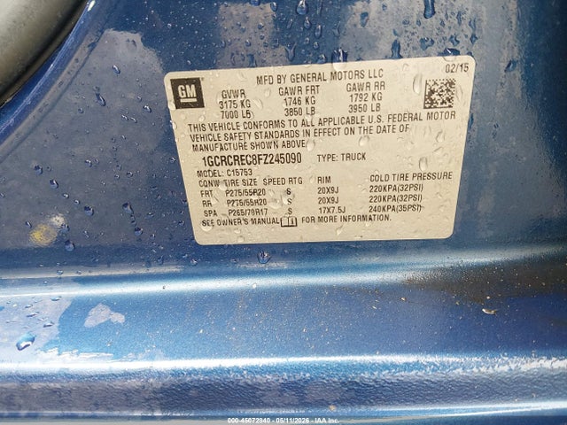 Chevrolet Silverado 1500 1lt