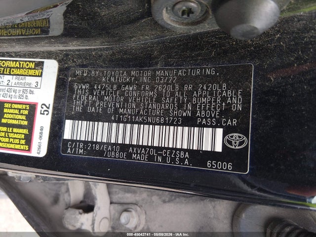 Toyota Camry Se