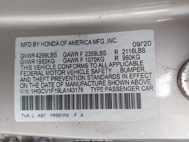 Honda Accord Lx