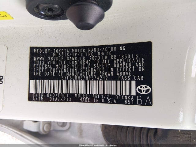 Toyota Corolla Le