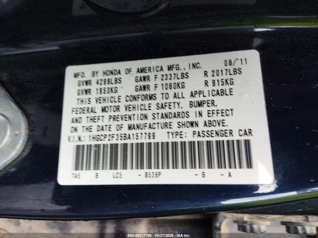 Honda Accord 2.4 Lx