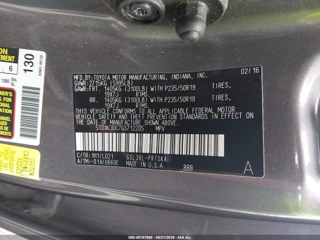 Toyota Sienna Se Premium 8 Passenger