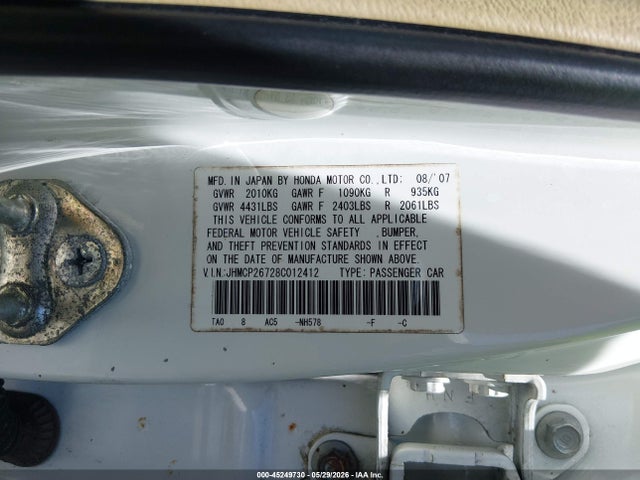 Honda Accord 2.4 Ex
