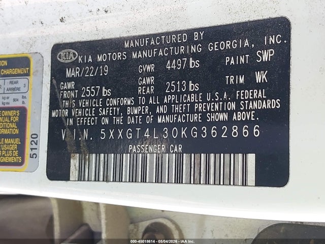 Kia Optima Lx