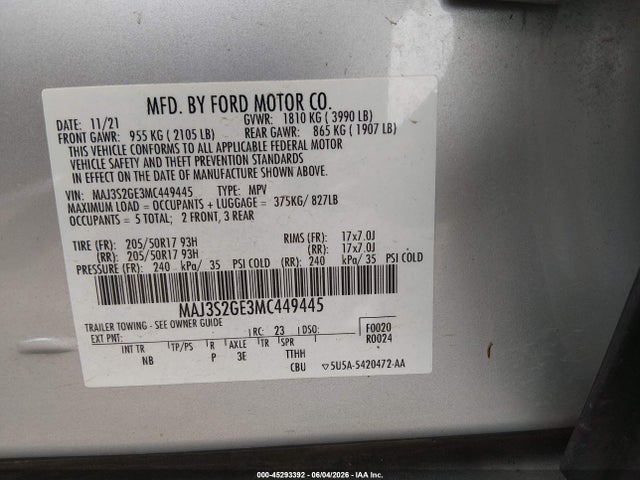 Ford EcoSport Se