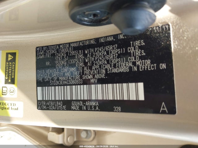 Toyota Highlander Se V6