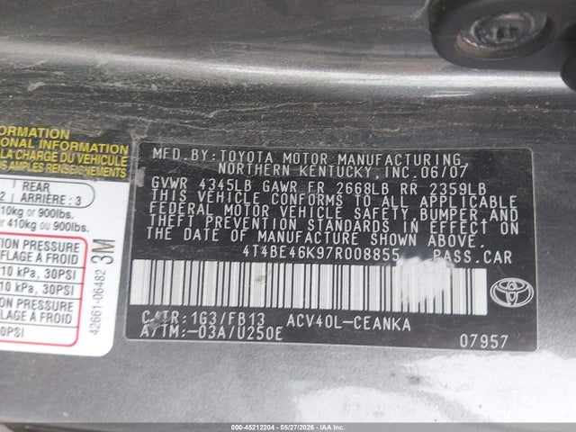 Toyota Camry Le