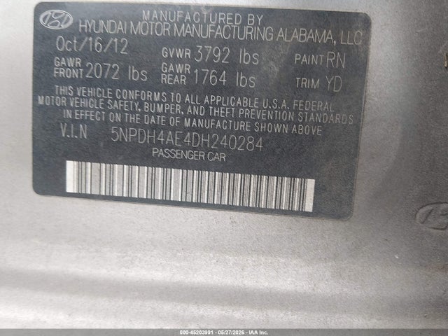 Hyundai ELANTRA Gls