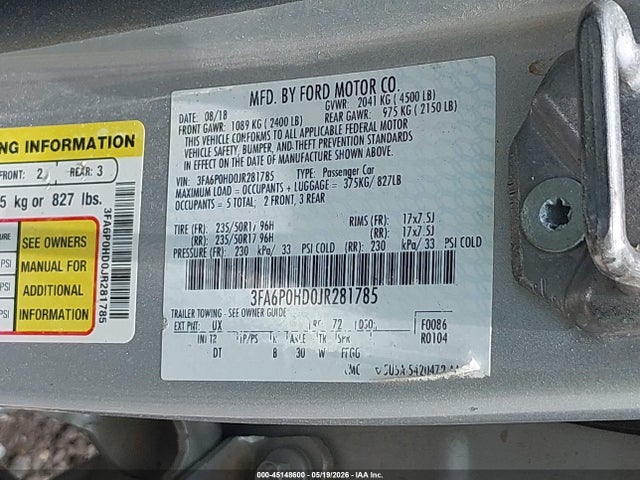 Ford Fusion Se