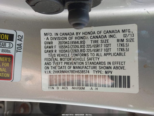 Honda CR-V Ex-l
