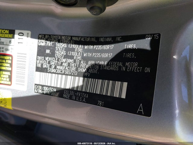 Toyota Sienna Le 8 Passenger