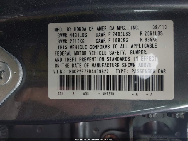 Honda Accord 2.4 Ex