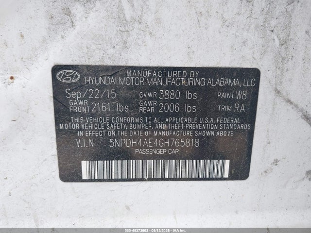 Hyundai ELANTRA Se
