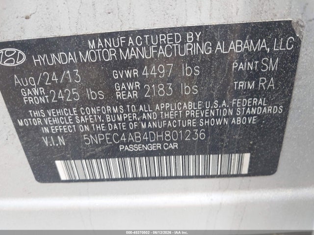 Hyundai SONATA Se 2.0t