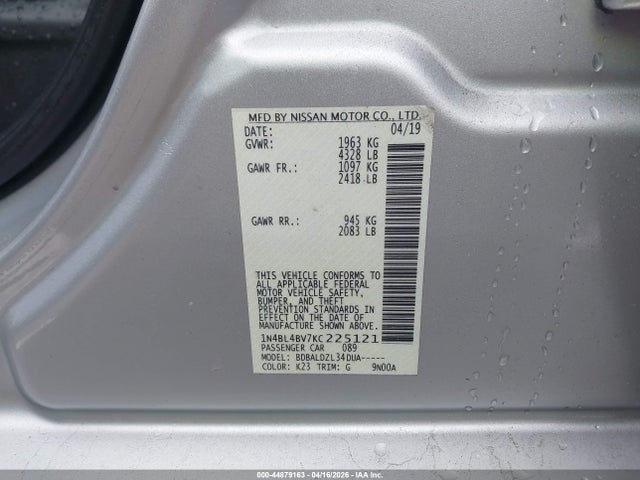 Nissan Altima 2.5 S