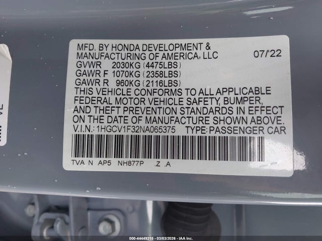 Honda Accord Sport