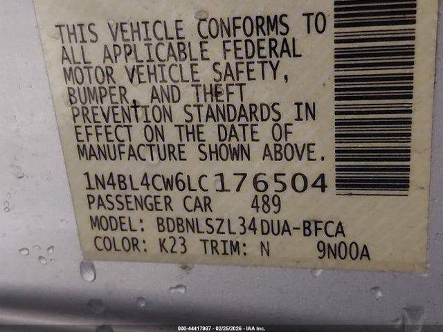 Nissan Altima Sr Intelligent Awd