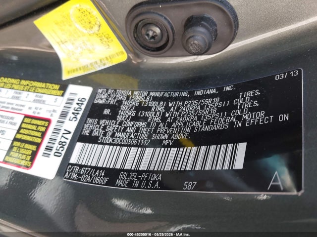 Toyota Sienna Limited 7 Passenger
