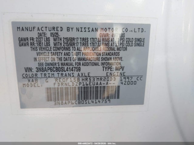 Nissan Kicks Sv Intelligent Awd